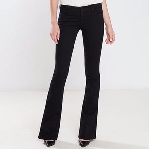 Mother Cruiser Black Flare Jeans